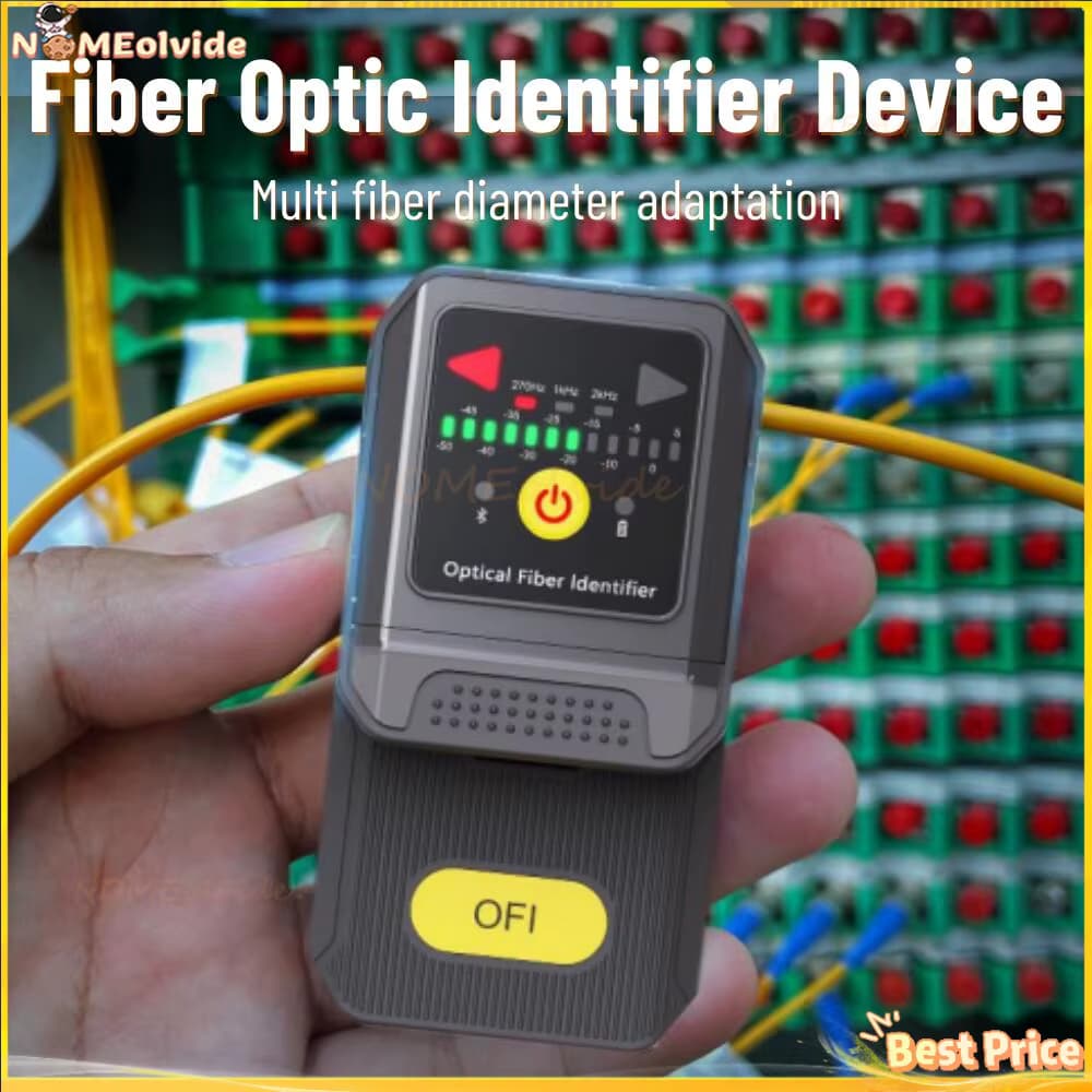 Fiber Optic Identifier Signal Frequency Test LED-Beleuchtung Single Mode Multi-Mode Power Detection Multifunktion