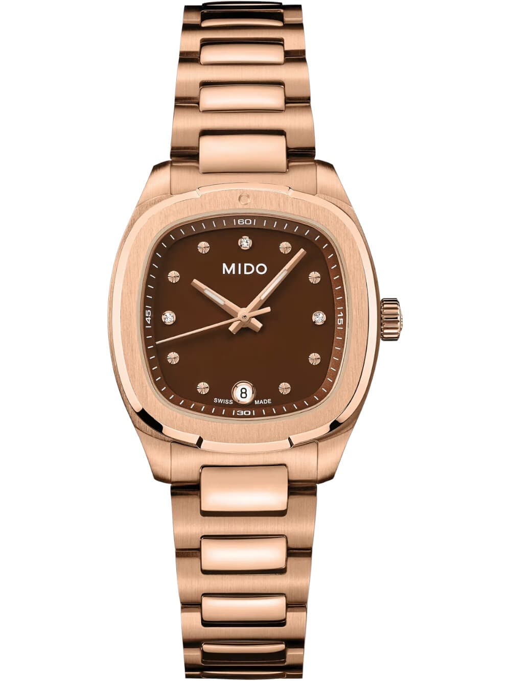 Mido M0491103329600 Damenuhr Multifort TV 28mm 5ATM