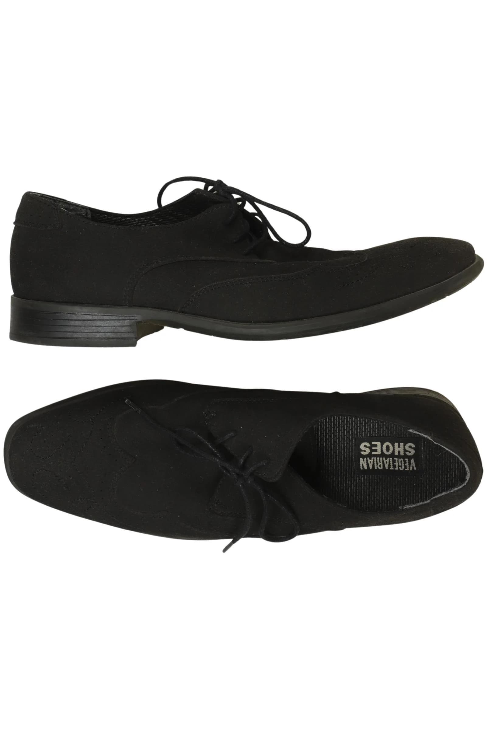 Vegetarian Shoes Herren Halbschuh, Schwarz, Gr. EU 43