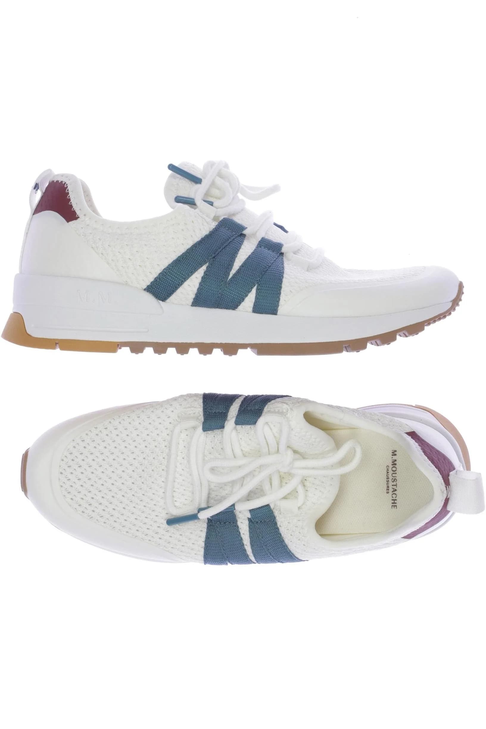 M. Moustache Damen Sneaker, Weiß, Gr. EU 37