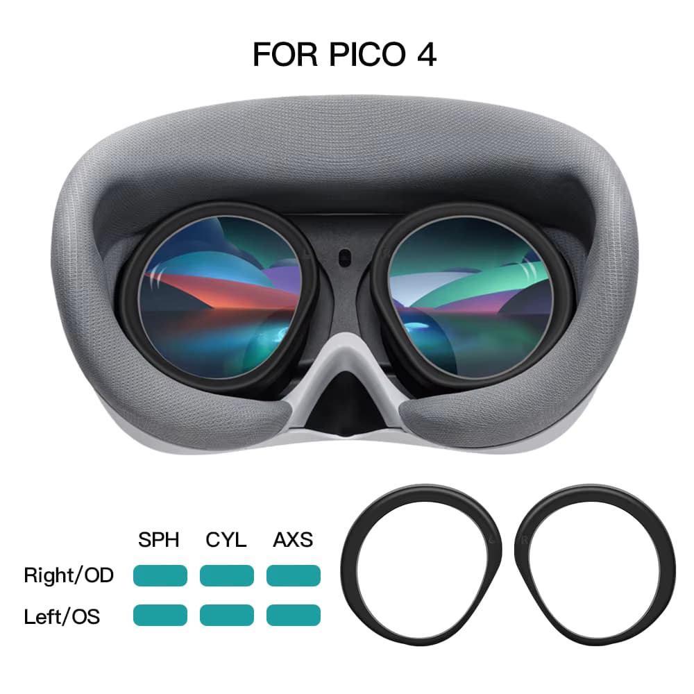 Für PICO 4 Ultra/Pico 4 VR-Brillengläser Myopie Anti-Blaulicht-Brille Schnell Zerlegbare Magnetische Brillengestelle Korrekturgläser
