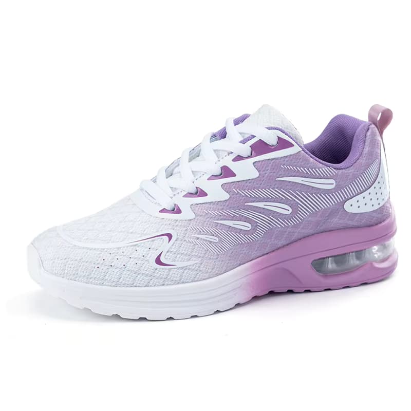 Frühling und Herbst Neue Damen Luftpolster-Sportschuhe Atmungsaktive Mesh-Leichtgewicht-Sneaker Modische Übergrößen-Fußbekleidung