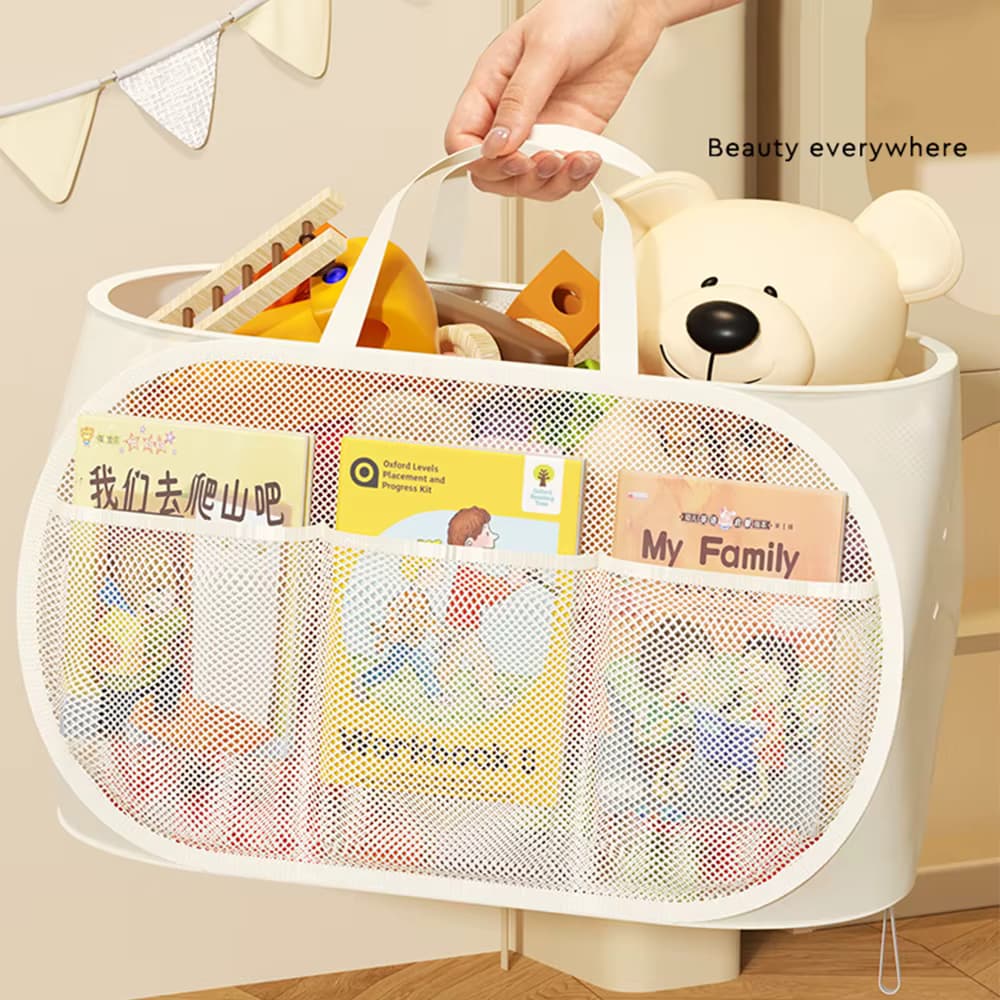 Kinder Spielzeug Lagerung Korb Transparente Lagerung Box Sub Block Plüsch Spielzeug Große-kapazität Haushalt Multifunktionale lagerung tasche