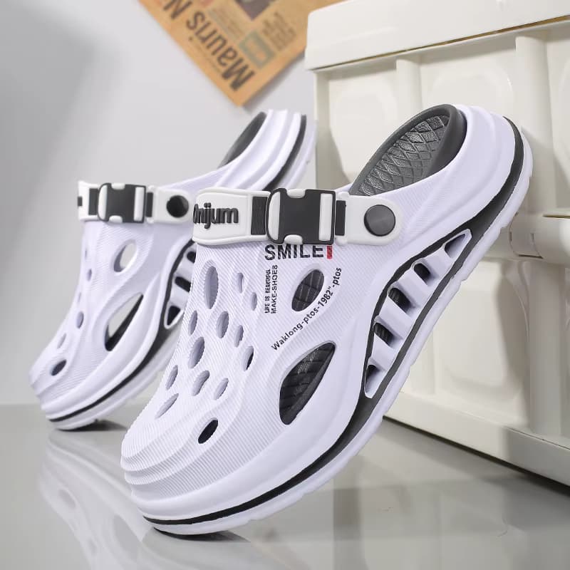 Herren Neue EVA-Hausschuhe, rutschfest, hochwertig, weich, bequem, für Schlafzimmer, Unisex-Sandalen, luxuriös, Sommer, originelles Design, lässig