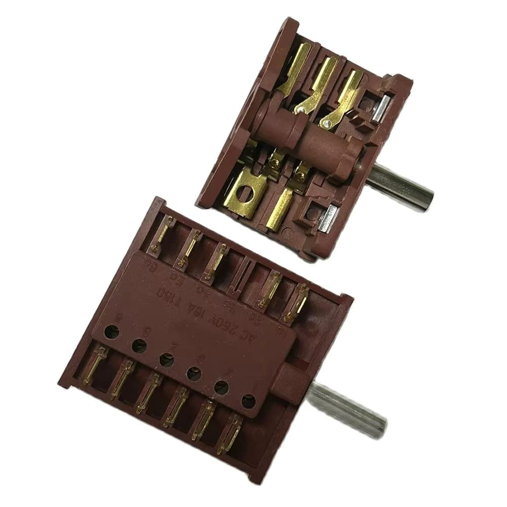 16A T150 11pin 6pin AC Ofen Schalter 4/6 Gang Position Elektrische Heizung Knopf Dreh Wahlschalter Temperatur Control Schalter 250V