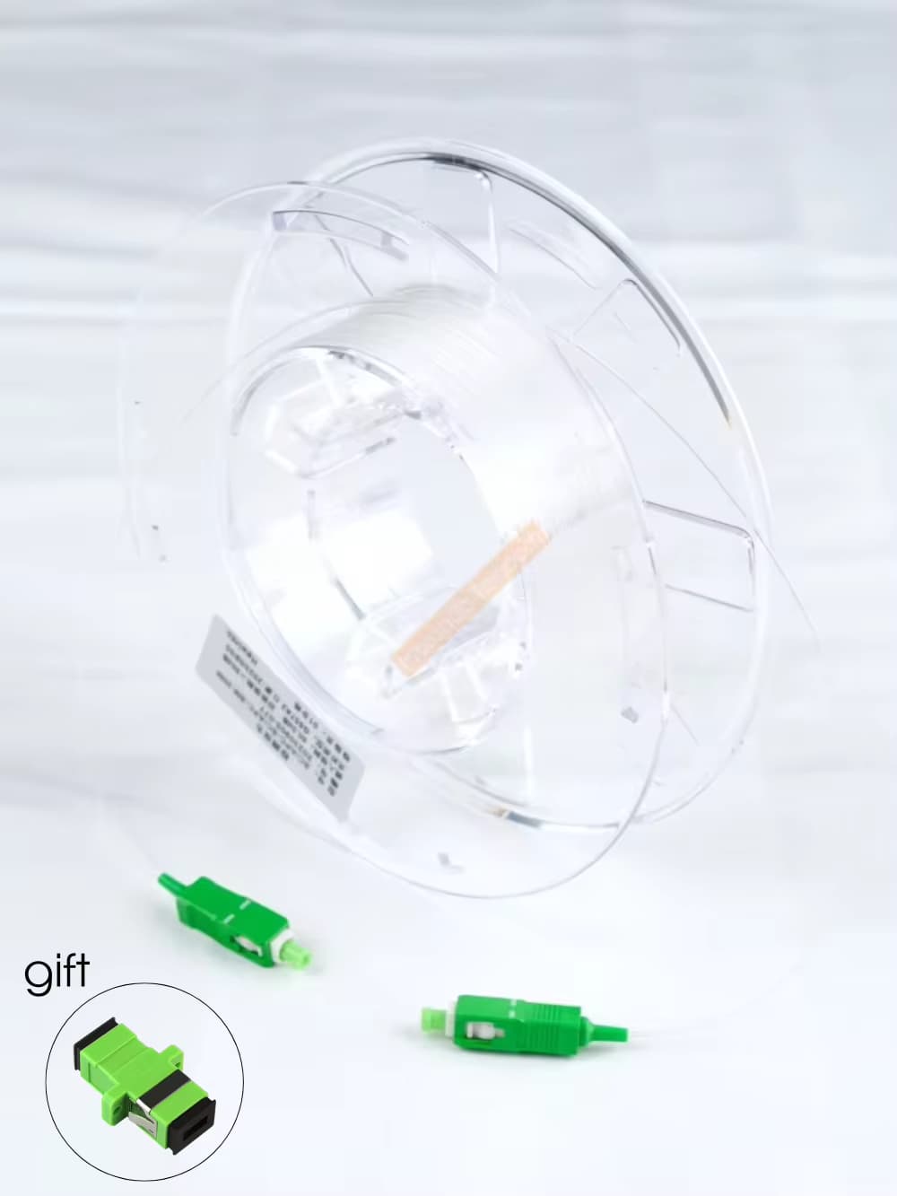 Ftth Gigabit Indoor unsichtbare transparente Glasfaser versteckt Indoor Single-Core optische Katze Glasfaser Verlängerung kabel