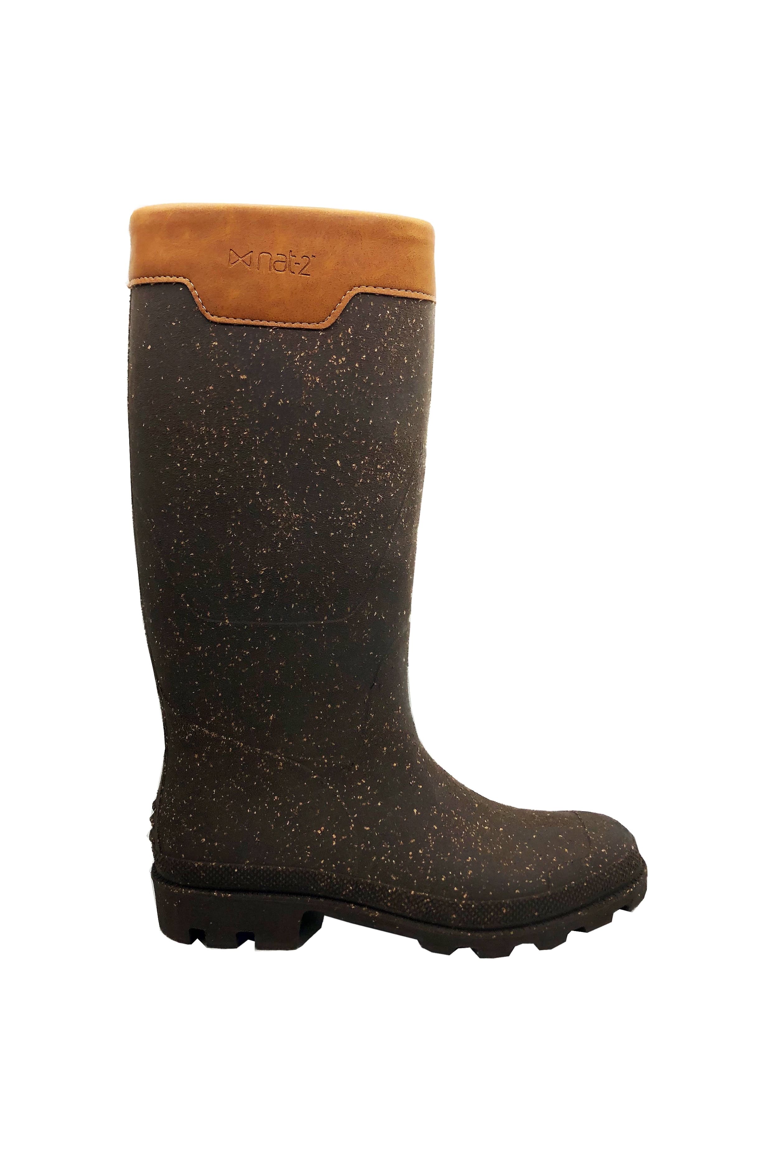 nat-2 Herren vegan Regenstiefel Rugged Prime Bully Cork 100% Wasserdicht Braun
