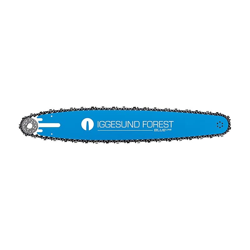 Iggesund Blue Line Power Fit Harvesterschiene, Treibglieder 101 – 103, Schienenaufnahme normal, 90 cm
