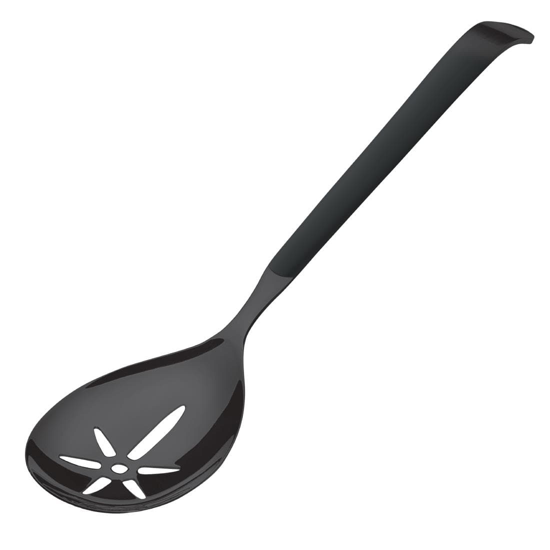 Amefa Buffet Slotted Serving Spoon Black (6 Pack). Offer from Caterboss.