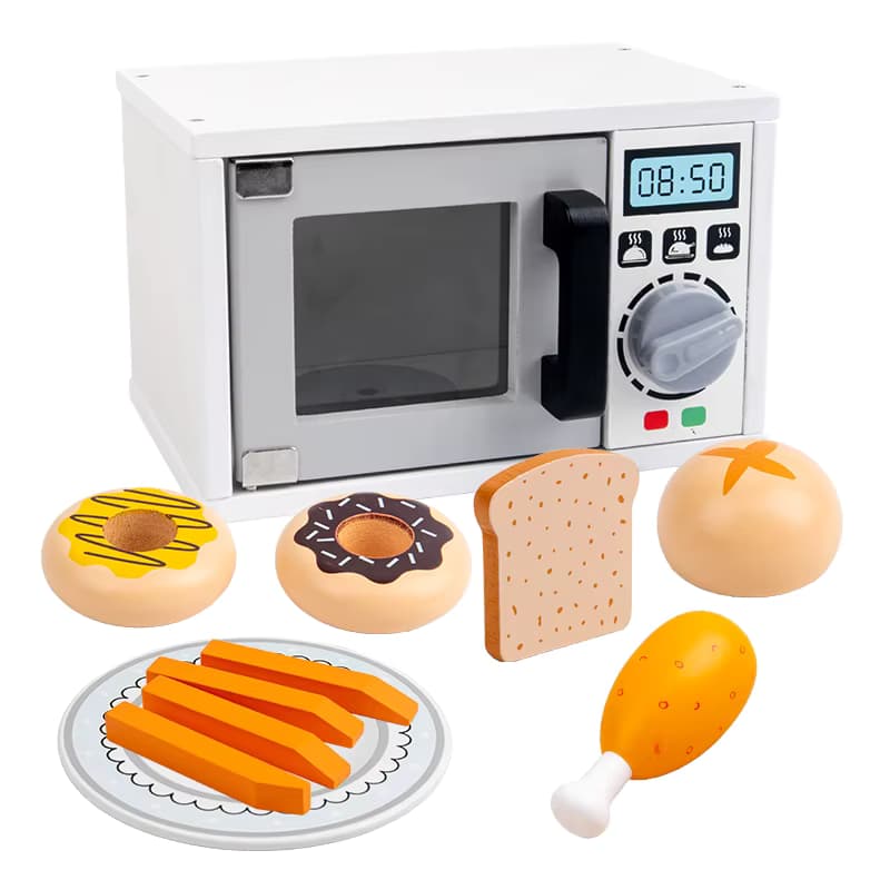 Early Educational Kitchen Set Kids New Design Wooden Microwave Oven Machine Furniture Toys Pretend Play Cooking Function Box. Tilbud fra Alibaba US.
