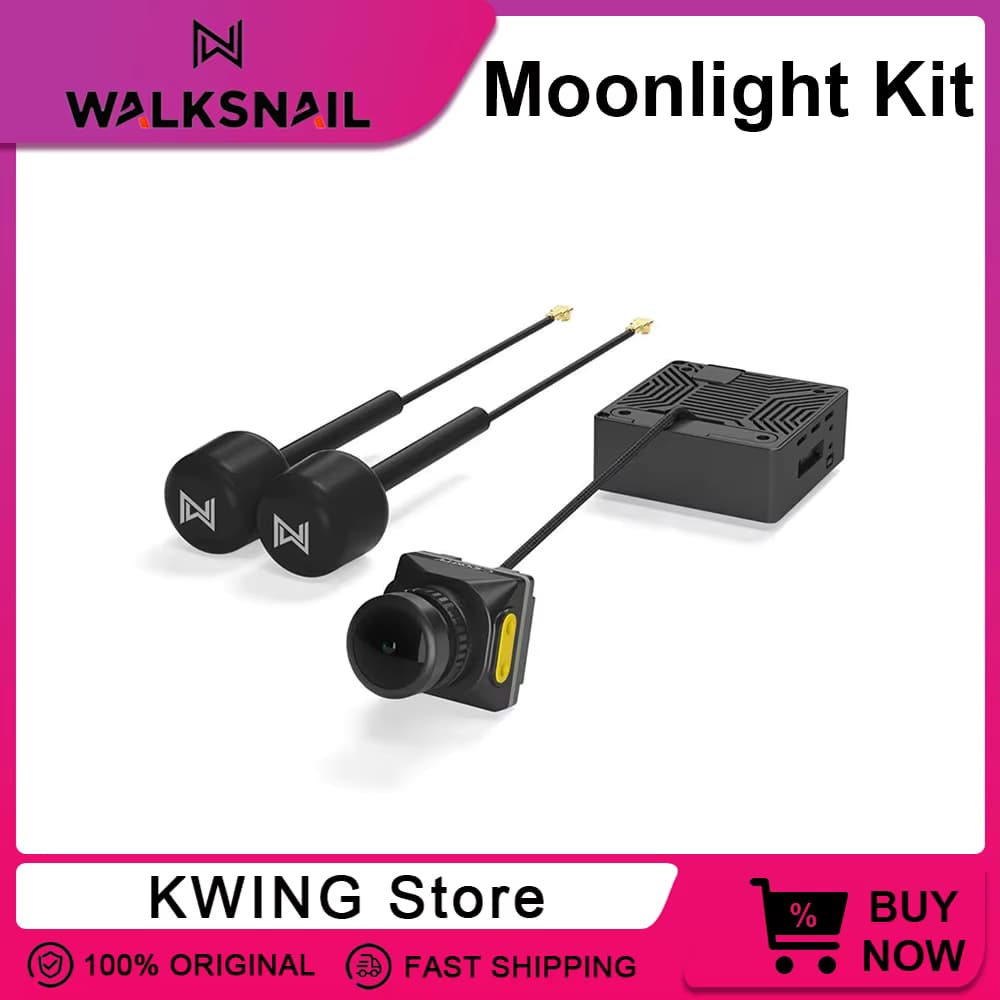 Walksnail Avatar Moonlight Kit 4K HD Kamera CADDXFPV ND16 ND32 Integrierte EIS-Unterstützung Gyroflow für RC FPV Freestyle Drohne