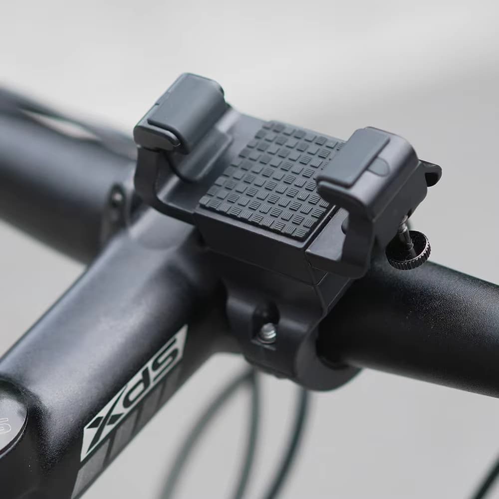 UPPEL Fahrrad-Telefonhalter, Mini-Telefonhalter für MTB, Fahrrad, 360° drehbar, mobiler Fahrradständer, Handy-Unterstützung, Halterung 31,8 mm