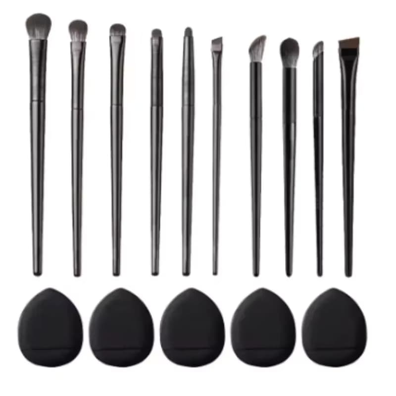 Set Augen Make-up Wisch Undercover Eyeliner Klinge Augendetail Kleine Make-up-Pinsel Augenweiche Borsten Lidschattenpinsel 10-teilig