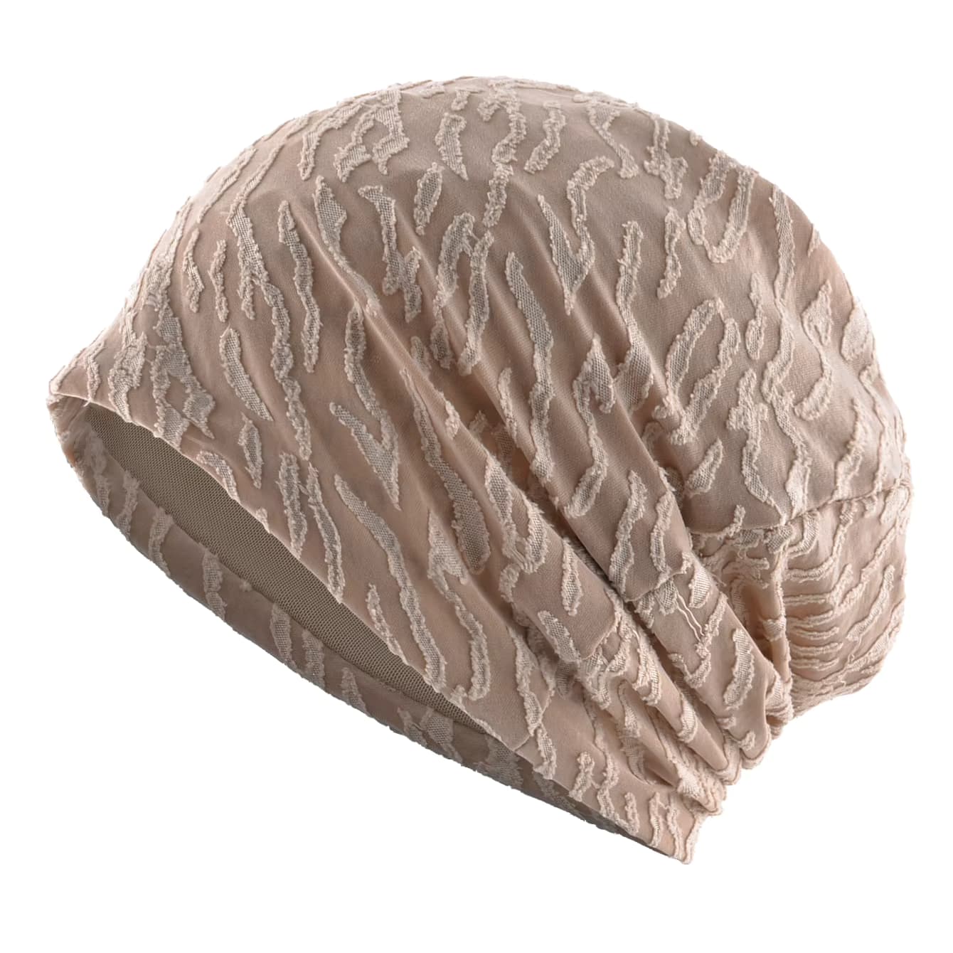Gestrickte 3D-Jacquard-Beanie-Mütze für Damen, modisch, Hip-Hop, weiches, seidiges Netz, atmungsaktiv, für Frühling/Sommer, Outdoor-Sport, Freizeitmütze