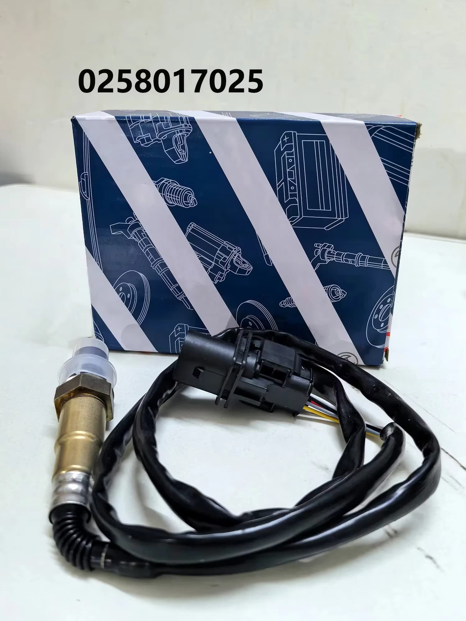 0258017025 LSU 4.9 Lambda Wide Band O2 Sauerstoff Sensor Hohe Qualität Luft Kraftstoff Verhältnis Sensor Ersetzt Für AEM 30-0300 30-4110 UEGO