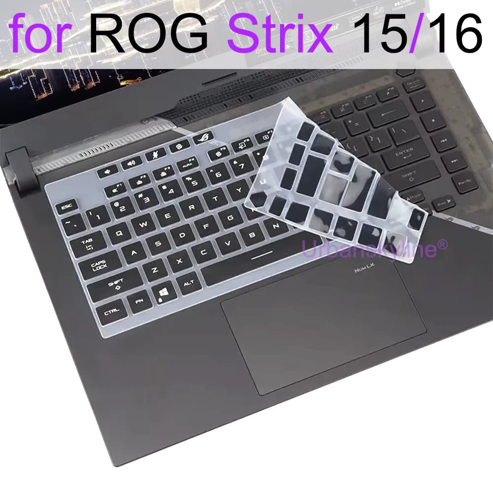 Tastaturabdeckung für ROG Strix Scar 16 G634 15 G16 G614 G15 G615 G635 G532 G531 Hero Silikon-Schutzhülle 15,6 2024 2025