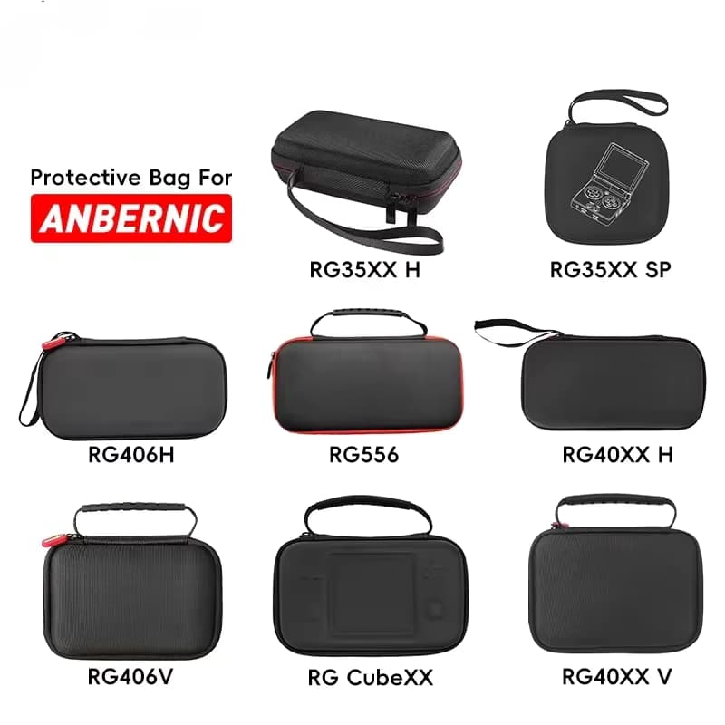 Weiche Schutztasche Tragbare Aufbewahrungshülle Handheld-Spielkonsolen-Abdeckung für RG556 RG40XX H RG406H RG40XXV RG Cube RG35XX