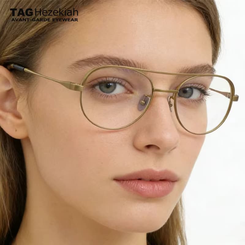 Retro-Brille aus 100 % reinem Titan für Herren, hochwertige Vintage-Brillenfassung für Damen, ultraleichtes Design, klassische Unisex-Lesebrille