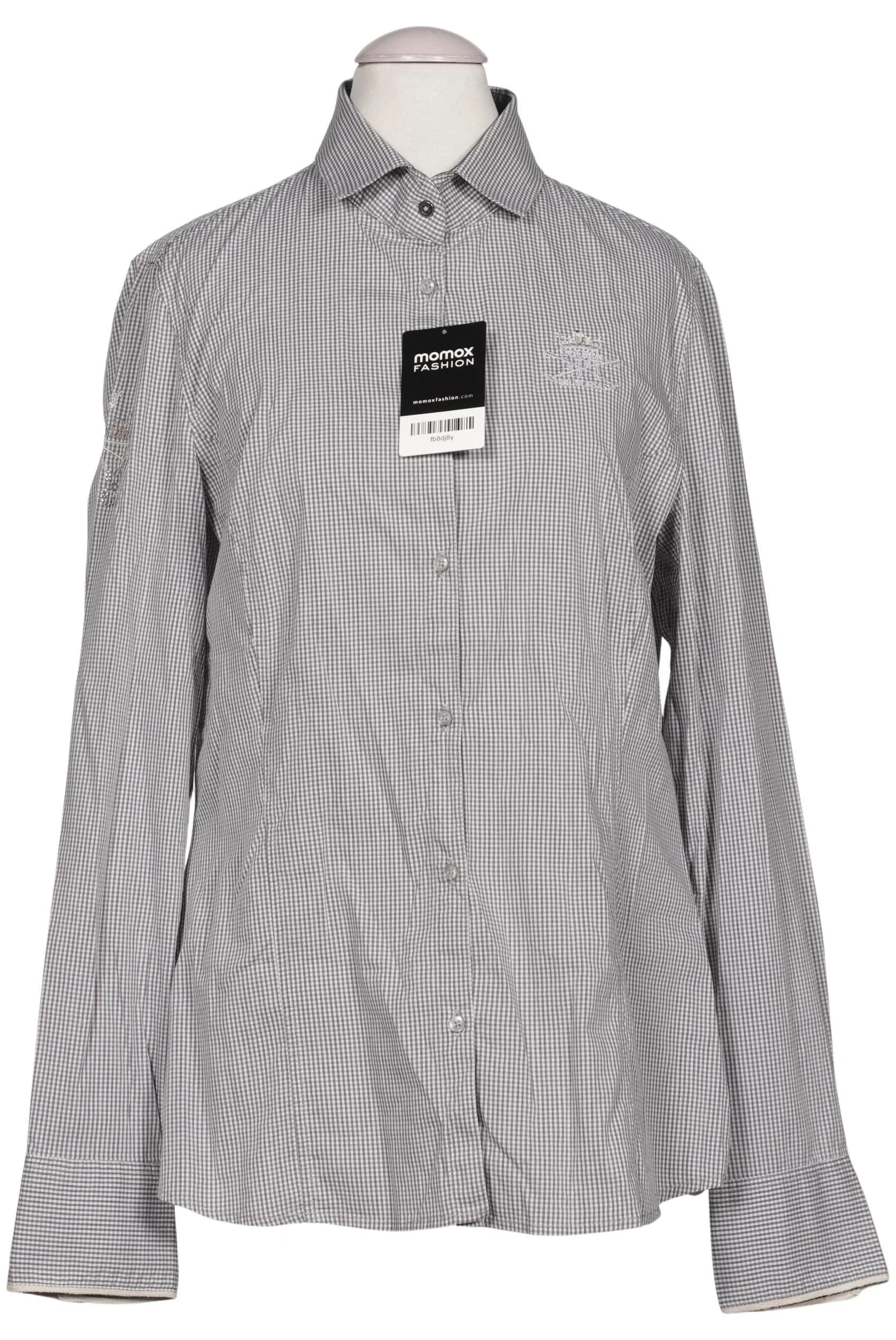 L Argentina Damen Bluse, Grau, Gr. EU 38