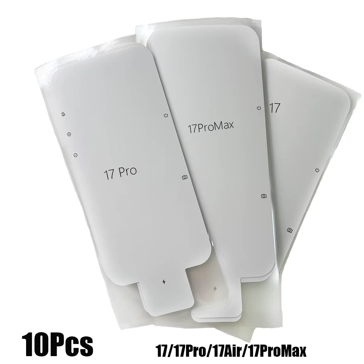 10PCS Neue Handy Bildschirm Renoviert Schutz Paket Aufkleber Für iPhone 17 Pro Max Air Front Schutz Fabrik Film