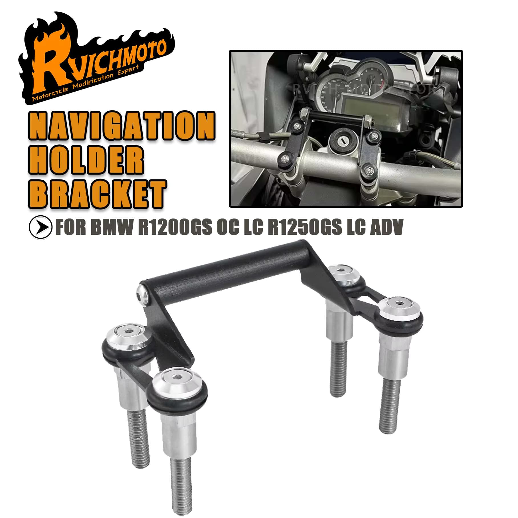 R 1200GS 1250GS Motorrad Telefon Navigation Halter Halterung Für BMW R1200GS OC R1200 GS LC 2014-2023 R1250GS ADV Stoßfest Stehen