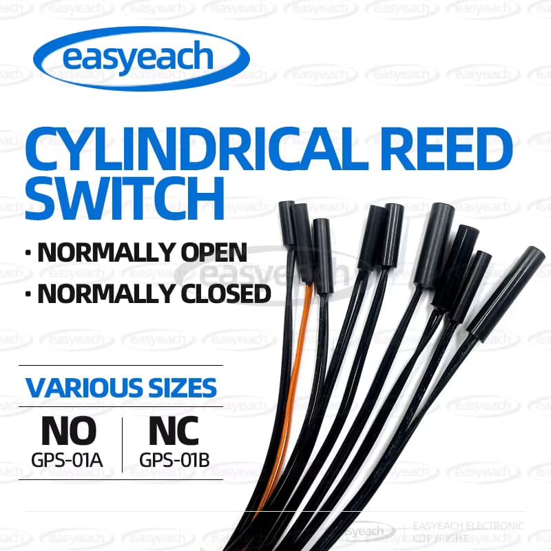 5 Stück GPS-01 Reed-Schalter 4 x 18 mm 5 x 15/20/25 mm 6 x 30/38 mm NO/NC 6 x 38 mmHP normalerweise offener/geschlossener Magnetron-Näherungssensor GPS-01A /B