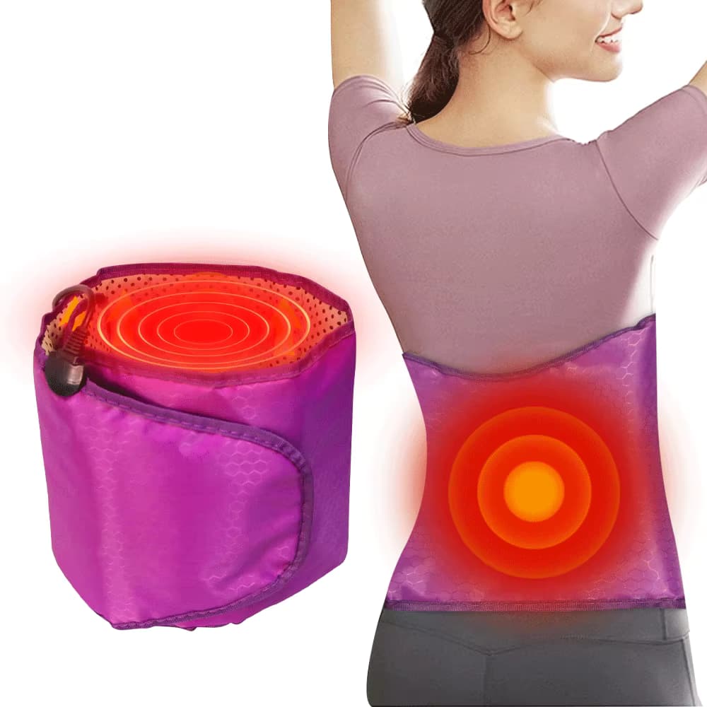 Elektrische Heiz gürtel Vibration Abnehmen Taille Sauna warme Gewichts verlust Schönheit weit Infrarot Bauchs ch neider Rückens ch merzen Linderung Werkzeug